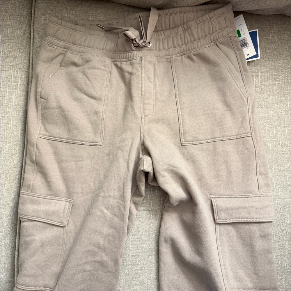 Calvin Klein Beige Cargo Jogger Pants